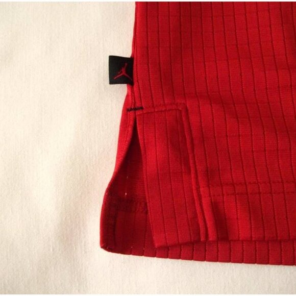 Nike Air Jordan® Textured Zippered Polo Top Size XLarge - Picture 10 of 12